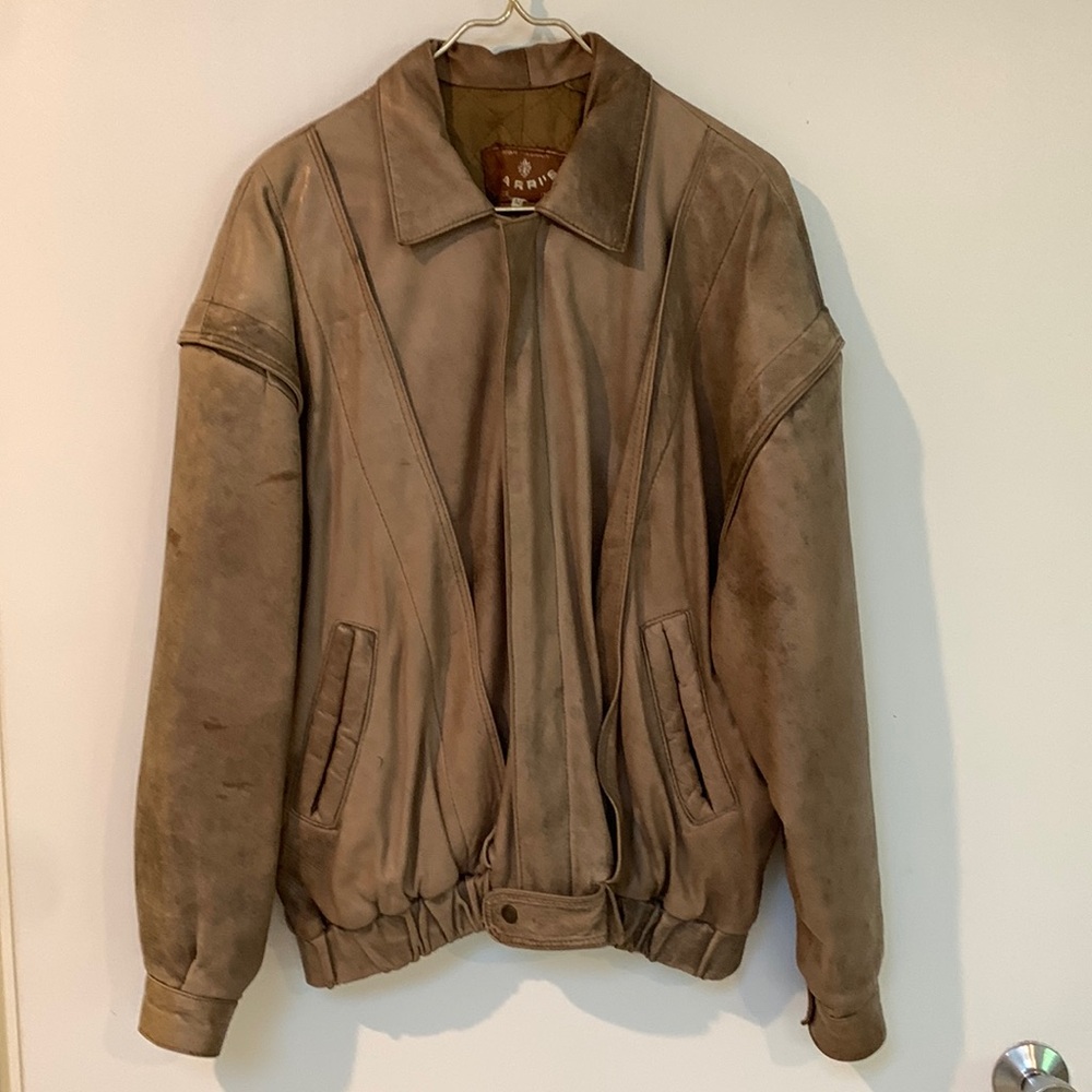 Parri's Firenze Italia Italian Leather Jacket